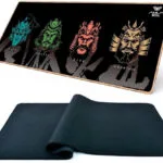 Mousepad Gaming Wind Forest Fire Mountain Aula Coaster 70x30cm