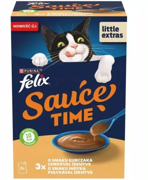 20260609121616_felix_ygri_trofi_gia_gates_me_kotopoulo_kai_galopoula_6x40gr.jpeg Felix Υγρή Τροφή για Γάτες με Κοτόπουλο και Γαλοπούλα 6x40gr - Image 1