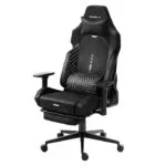 Huzaro Force 8.1 Υφασμάτινη Καρέκλα Gaming με Ρυθμιζόμενα Μπράτσα και Υποπόδιο Μαύρη