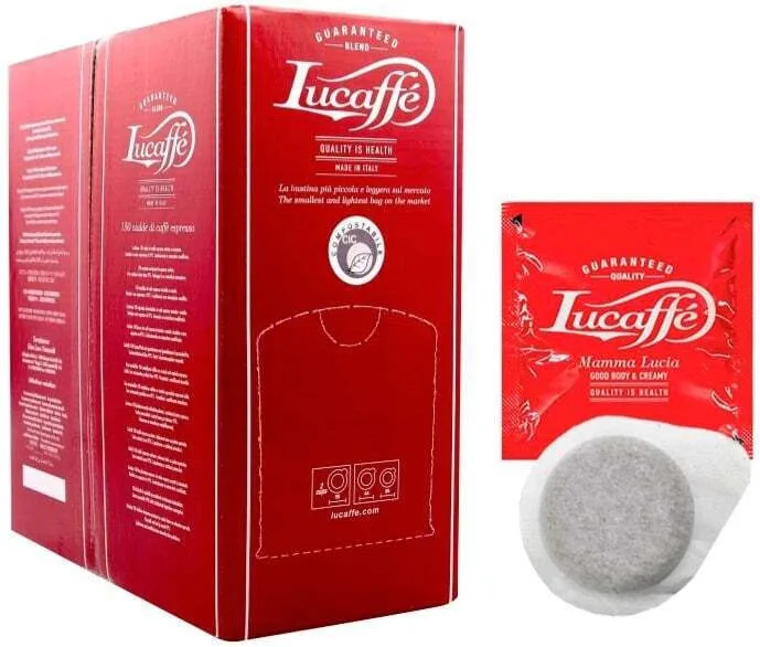 20260610131021_lucaffe_kapsoules_espresso_mamma_lucia_symvates_me_michani_e_s_e_pod_150caps.jpeg Lucaffe Κάψουλες Espresso Mamma Lucia Συμβατές με Μηχανή E.S.E. Pod 150caps - Image 1
