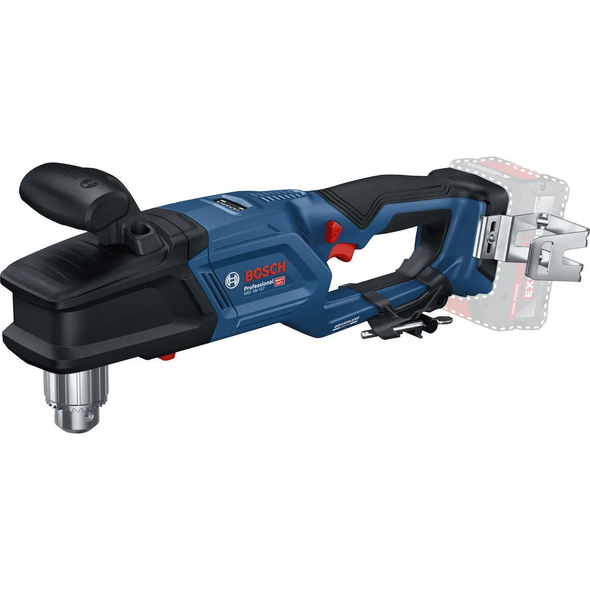 Bosch GRD 18V-127 Γωνιακό Δραπανοκατσάβιδο Μπαταρίας Solo 18V 06019N5000 - Image 1