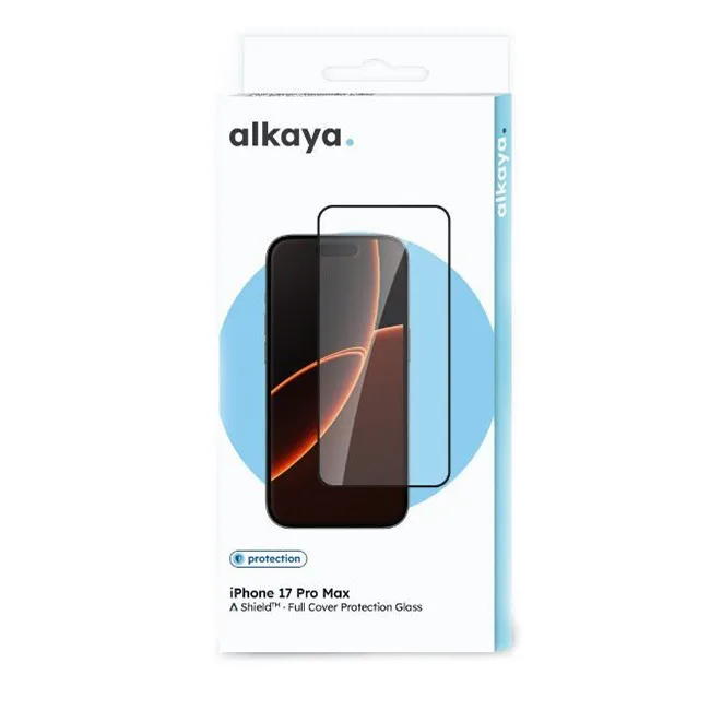 Alkaya 3D Full Face Tempered Glass (iPhone 17 Pro Max / iPhone 16 Pro Max) - Image 1