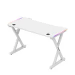Γραφείο Gaming Hero Ξύλινο White με LED 120x60εκ. HZ-Hero1.7RGBWhite