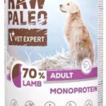 VetExpert Raw Paleo Υγρή Τροφή Σκύλων σε Κονσέρβα με Αρνί 400gr