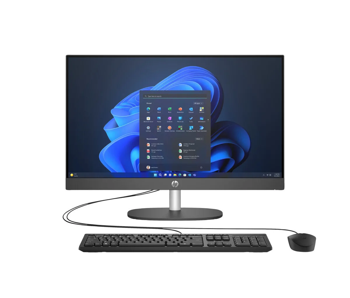 HP ProOne 245 G10 23.8" (Ryzen 7-7730U/16GB/512GB SSD/FHD/W11 Pro) - Image 1