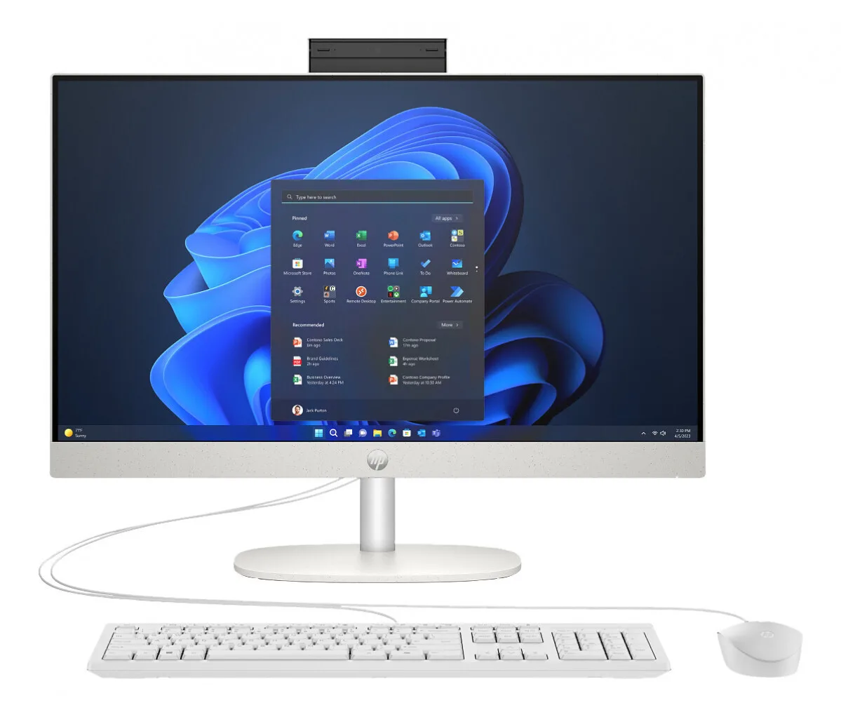 HP ProOne 245 G10 23.8" (Ryzen 7-7730U/16GB/512GB SSD/FHD/W11 Pro) - Image 1