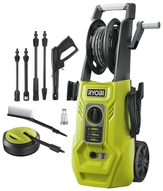 20260612114912_ryobi_ry140pwa_plystiko_reymatos_1800w_me_piesi_140bar.jpeg Ryobi RY140PWA Πλυστικό Ρεύματος 1800W με Πίεση 140bar - Image 1