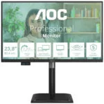 AOC 24P4CV IPS HDR Monitor 23.8" FHD 1920x1080 με Χρόνο Απόκρισης 4ms GTG