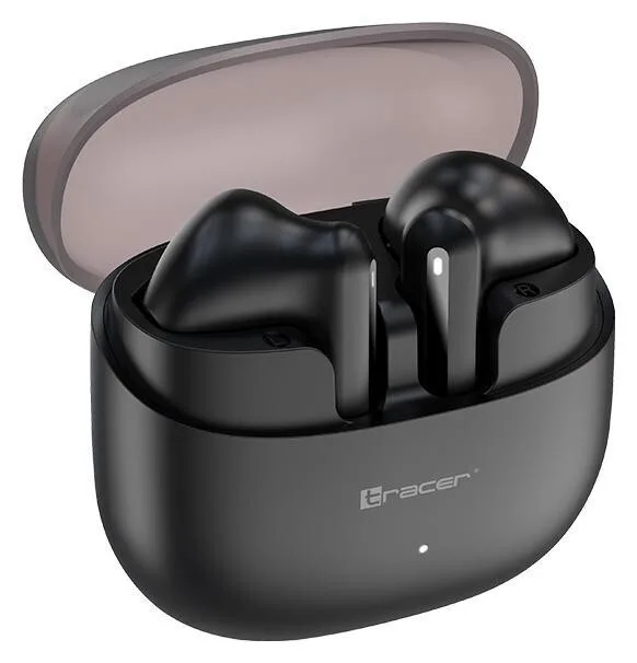 Tracer T12 In-ear Bluetooth Handsfree Ακουστικά με Θήκη Φόρτισης Μαύρα - Image 1