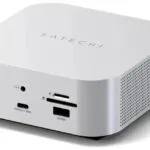 Satechi Thunderbolt 5 CubeDock Thunderbolt 5 Docking Station με PD Ethernet και σύνδεση 3 Οθονών Ασημί