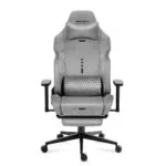 Huzaro Force 8.1 Υφασμάτινη Καρέκλα Gaming με Ρυθμιζόμενα Μπράτσα και Υποπόδιο Γκρι