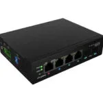 Lanberg ILGE-4P-2S-90 Unmanaged L2 PoE+ Switch με 4 Θύρες Gigabit (1Gbps) Ethernet