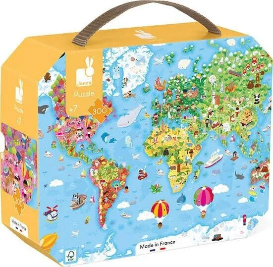 20260612174836_paidiko_puzzle_tou_kosmou_valitsaki_300pcs_j02549_janod.jpeg Παιδικό Puzzle Του Κόσμου Βαλιτσάκι 300pcs J02549 Janod - Image 1