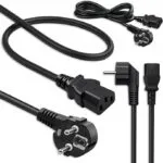 Qoltec Schuko - IEC C13 Cable 1.8m Μαύρο KKQTKKBZ0210