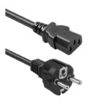 Qoltec Schuko - IEC C13 Cable 1.5m Μαύρο KKQTKKBZ0250