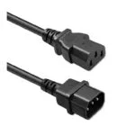 Qoltec Power Cable Iec C13 C14 3*0.75mm2 2m