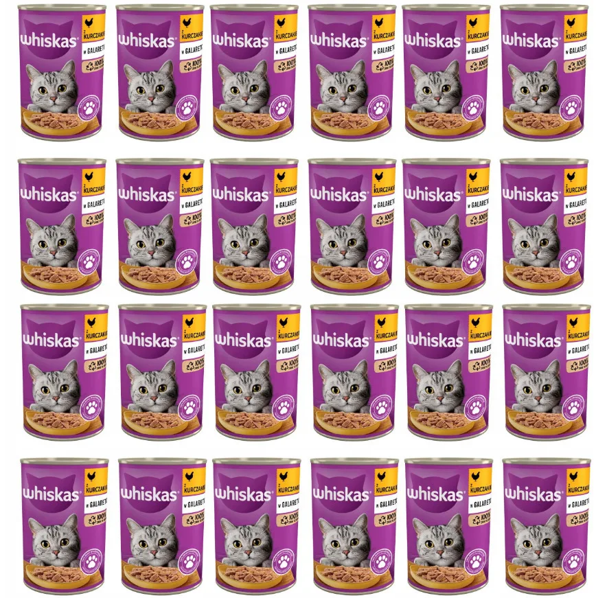 Whiskas Υγρή Τροφή για Γάτες σε Κονσέρβα με Κοτόπουλο 400gr - Image 1