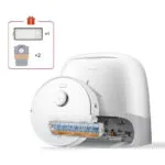 Roborock Qrevo Curv 2 FlowX Σκούπα Ρομπότ με Χαρτογράφηση Laser & Απορρόφηση 20000Pa Λευκή