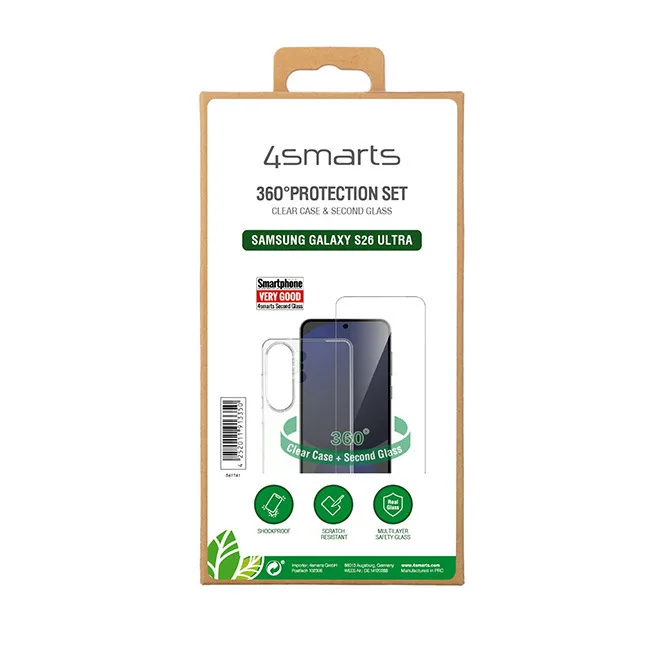 4smarts Θήκη Κινητού Galaxy S26 Ultra 360 Protection Set Clear - Image 1
