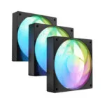 Fury SAI S12 Case Fan 120mm (1500rpm / 49.6cfm) με ARGB Φωτισμό και Σύνδεση 4-Pin PWM 3τμχ
