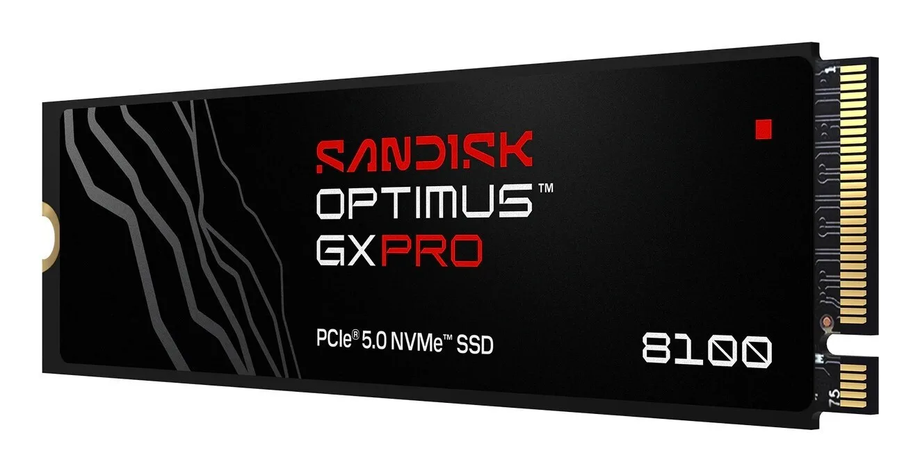 Sandisk GX PRO 8100 SSD 1TB με σύνδεση PCI Express 5.0 - Image 1