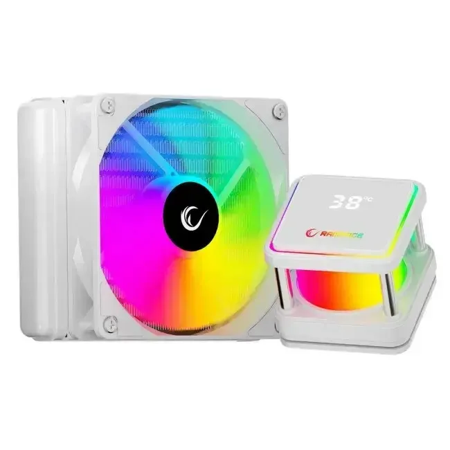 Rampage INFINITE V120 Ψύκτρα Επεξεργαστή για Socket AM5 με ARGB Φωτισμό Λευκή - Image 1
