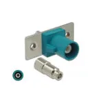 Delock Fakra Z Plug Spring Pin Soldering 2 Prepunched Holes 89826
