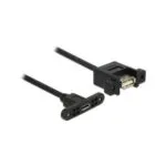 DeLock Regular USB 2.0 to micro USB Cable Μαύρο 1m 85110 1τμχ