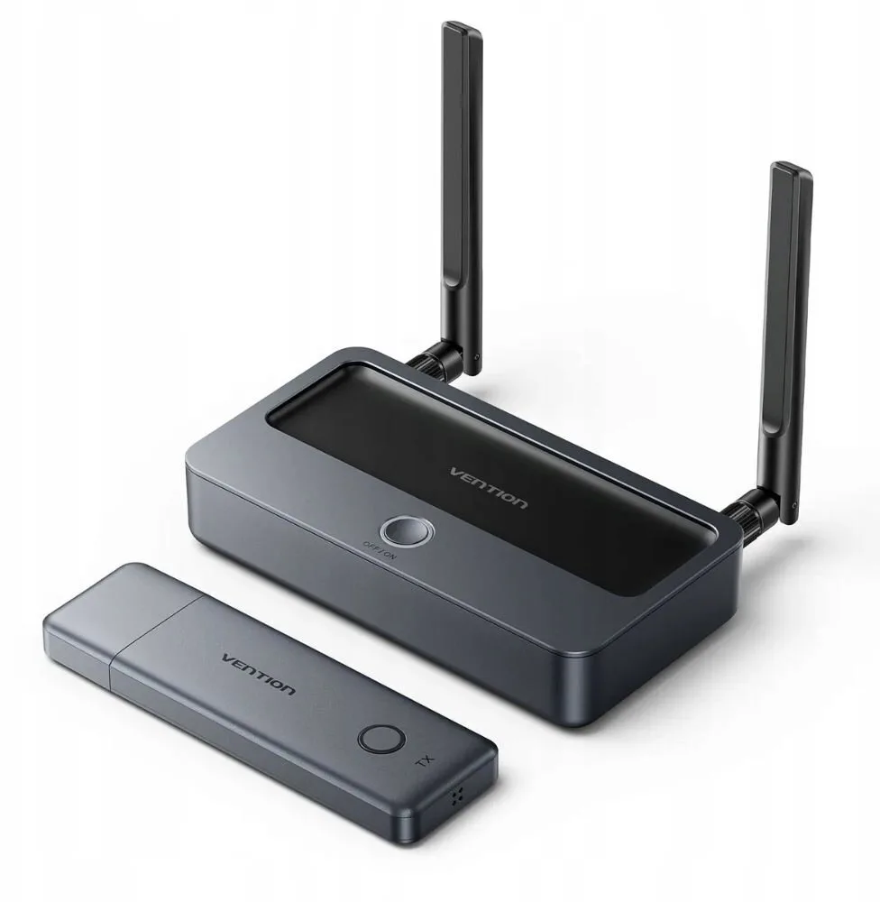 20260618111732_wireless_enterprise_hdmi_to_hdmi_vga_3_5mm_trs_usb_c_transmitter_receiver_gray.jpeg Wireless Enterprise Hdmi To Hdmi + Vga + 3.5mm Trs + Usb-c Transmitter Receiver Gray - Image 1