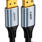 iBox ITVDP012 Καλώδιο DisplayPort male - DisplayPort male 2m Μαύρο