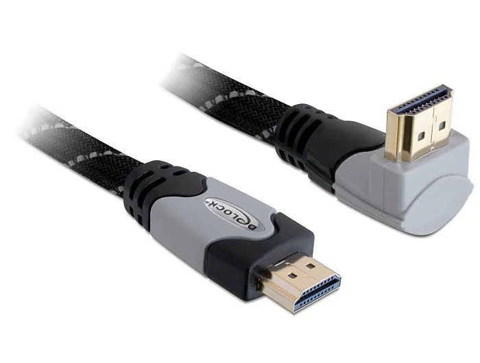 4f1eb3ec720842.04797972.jpg DeLock 83077 Cable HDMI male - HDMI male 5m Μαύρο 83077 - Image 1