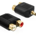DeLock Μετατροπέας 3.5mm male σε RCA 2x female 1τμχ 65365