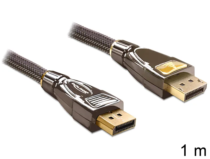 51f267cc741191.60409073.jpg DeLock DisplayPort Cable DisplayPort male - DisplayPort male 1m (82770) - Image 1
