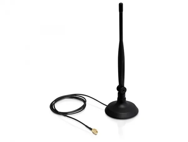 7919864-5533.jpg DeLock 88413 Εσωτερική Κεραία WiFi Πανκατευθυντική 4dBi με σύνδεση RP-SMA - Image 1