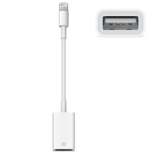 1.jpg Apple MD821 Μετατροπέας Lightning male σε USB-A female Λευκό 1τμχ - Image 1