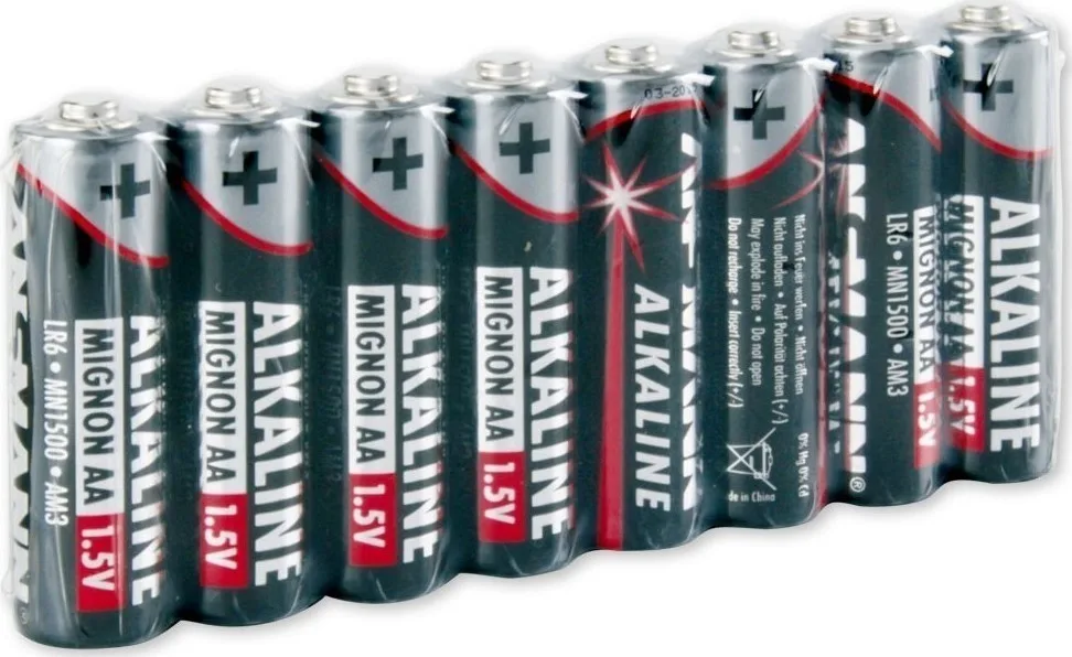 20160513160539_ansmann_alkaline_aa_8tmch.jpeg Ansmann Αλκαλικές Μπαταρίες AA 1.5V 8τμχ 5015280 - Image 1