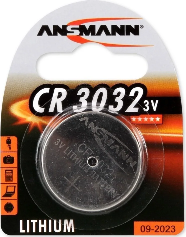 20160622165946_ansmann_cr3032_1tmch.jpeg Ansmann Μπαταρία Λιθίου Ρολογιών CR3032 3V 1τμχ - Image 1