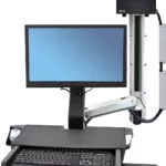 Ergotron StyleView Sit-Stand Combo System with Worksurface