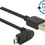 DeLock Regular USB 2.0 to micro USB Cable Μαύρο 1m (83848) 1τμχ
