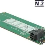 DeLock Converter SATA 22pin/SFF-8643 NVMe to M.2 Key M Converter 62703