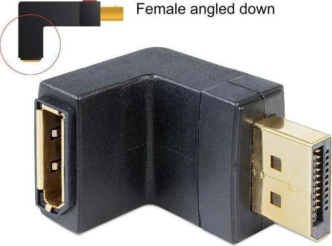 20170529131417_delock_displayport_male_displayport_female_65382.jpeg DeLock Μετατροπέας DisplayPort male σε DisplayPort female 1τμχ 65382 - Image 1