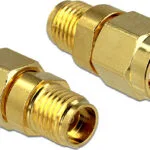 DeLock Μετατροπέας SMA male σε SMA female Χρυσό 1τμχ 88728