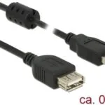 DeLock USB 2.0 Cable USB-A male - USB-A female 0.5m (84882)