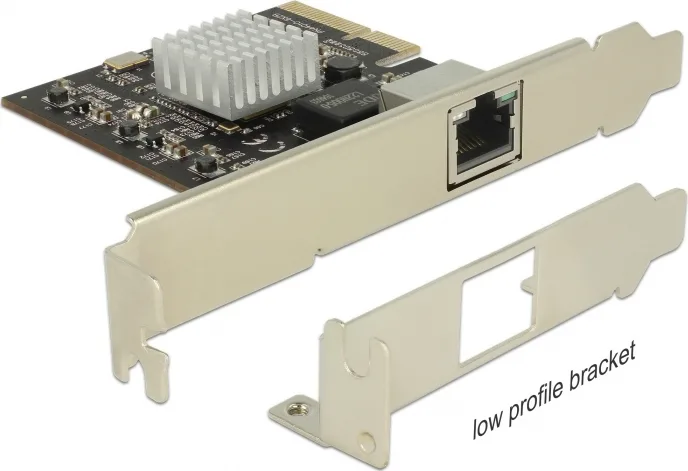 20180308123910_delock_pci_express_card_1_x_10_gigabit_lan_nbase_t_rj45.jpeg DeLock Ενσύρματη Κάρτα Δικτύου Gigabit (10Gbps) Ethernet PCI 89654 - Image 1