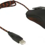 DeLock Optical 4-button Gaming Ποντίκι Μαύρο