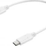 Sandberg USB 2.0 Cable USB-C male - USB-C 65W PD Λευκό 0.2m 136-30