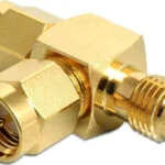 DeLock Μετατροπέας SMA male σε SMA 2x female Χρυσό 1τμχ 88710