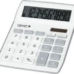 Genie 840 Αριθμομηχανή 10 Ψηφίων σε Λευκό Χρώμα 840S