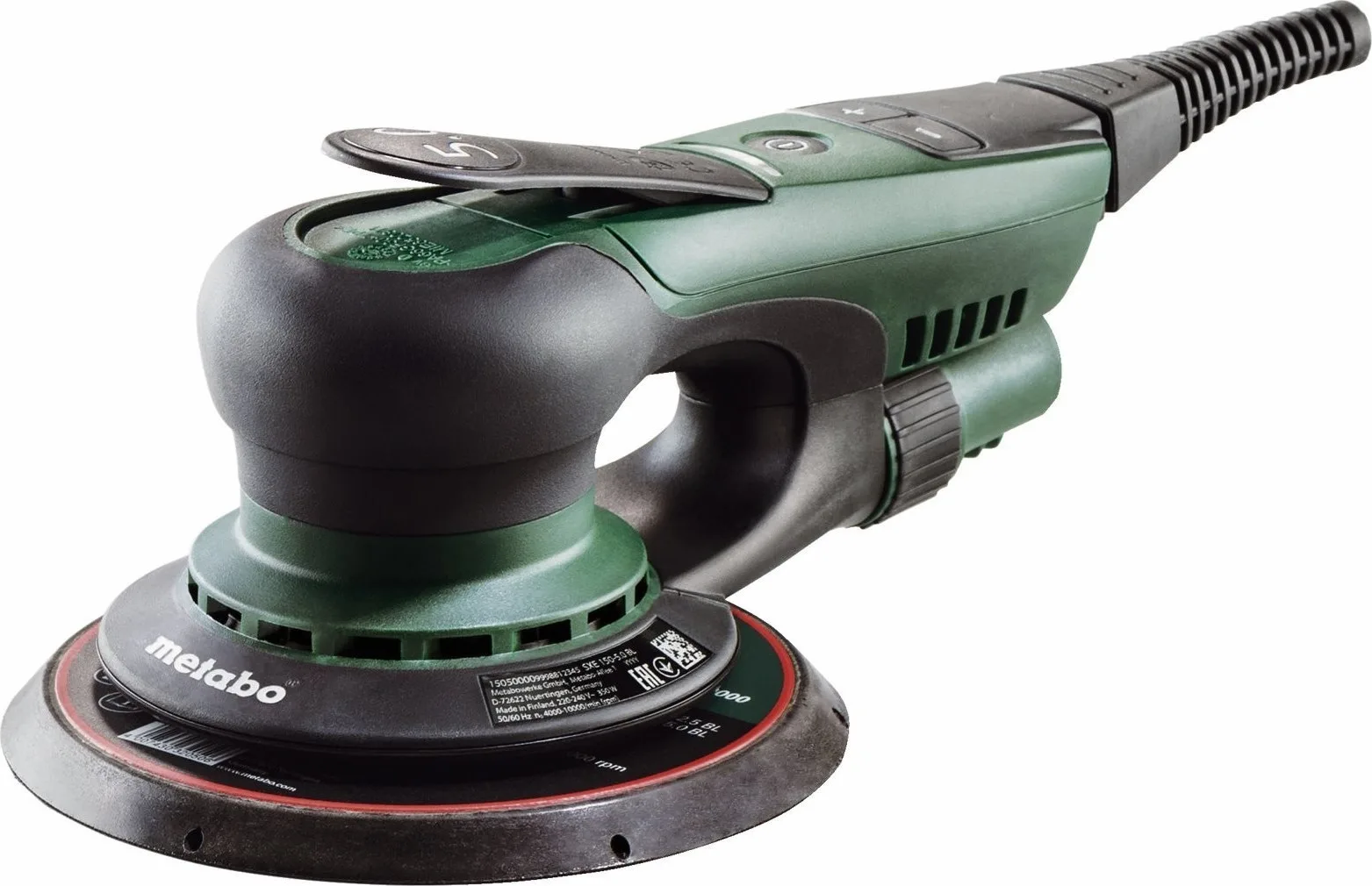 20200215211434_metabo_sxe_150_5_0_bl_350w_615050000.jpeg Metabo SXE 150-5.0 BL Έκκεντρο Τριβείο 150mm Ρεύματος 350W με Ρύθμιση Ταχύτητας - Image 1