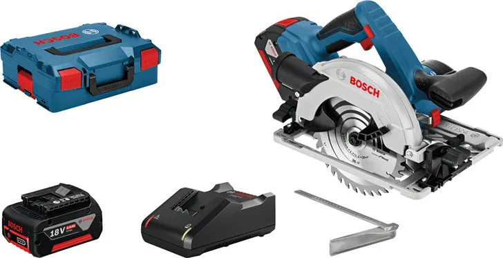 20200305113633_bosch_gks_18v_57_g_18v_2x4ah_06016a2106.jpeg Bosch GKS 18V-57 G Δισκοπρίονο 18V Solo με Σύστημα Αναρρόφησης - Image 1